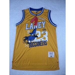 Laney Buccaneers Michael Jordan High School Mens XL Jersey Yellow 23 Headgear